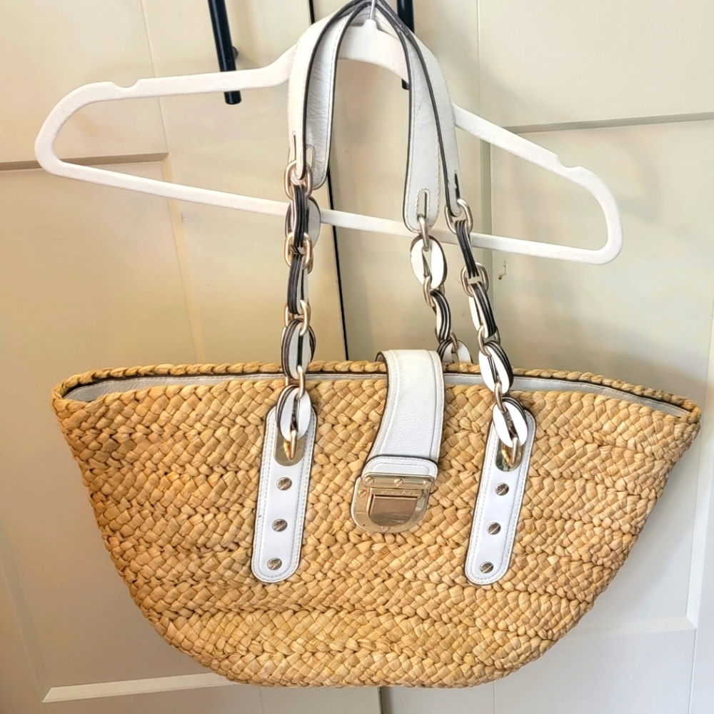 Michael Kors Woven Straw Purse